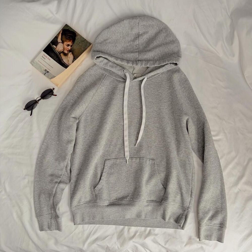Forever-21 Cozy heather gray pullover hoodie